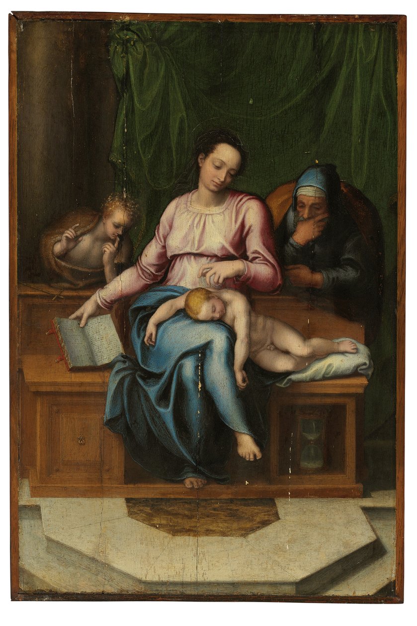 Den hellige familie av Marcello Venusti