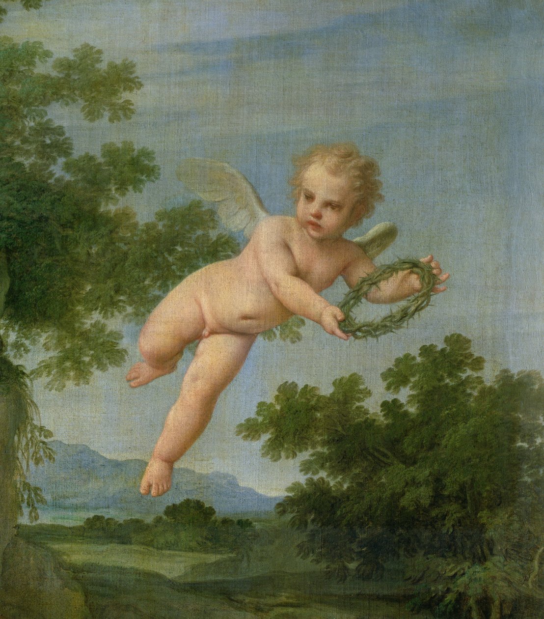 Anger Maria Magdalena, 1700-05 (detalj av 68660) av Marcantonio Franceschini