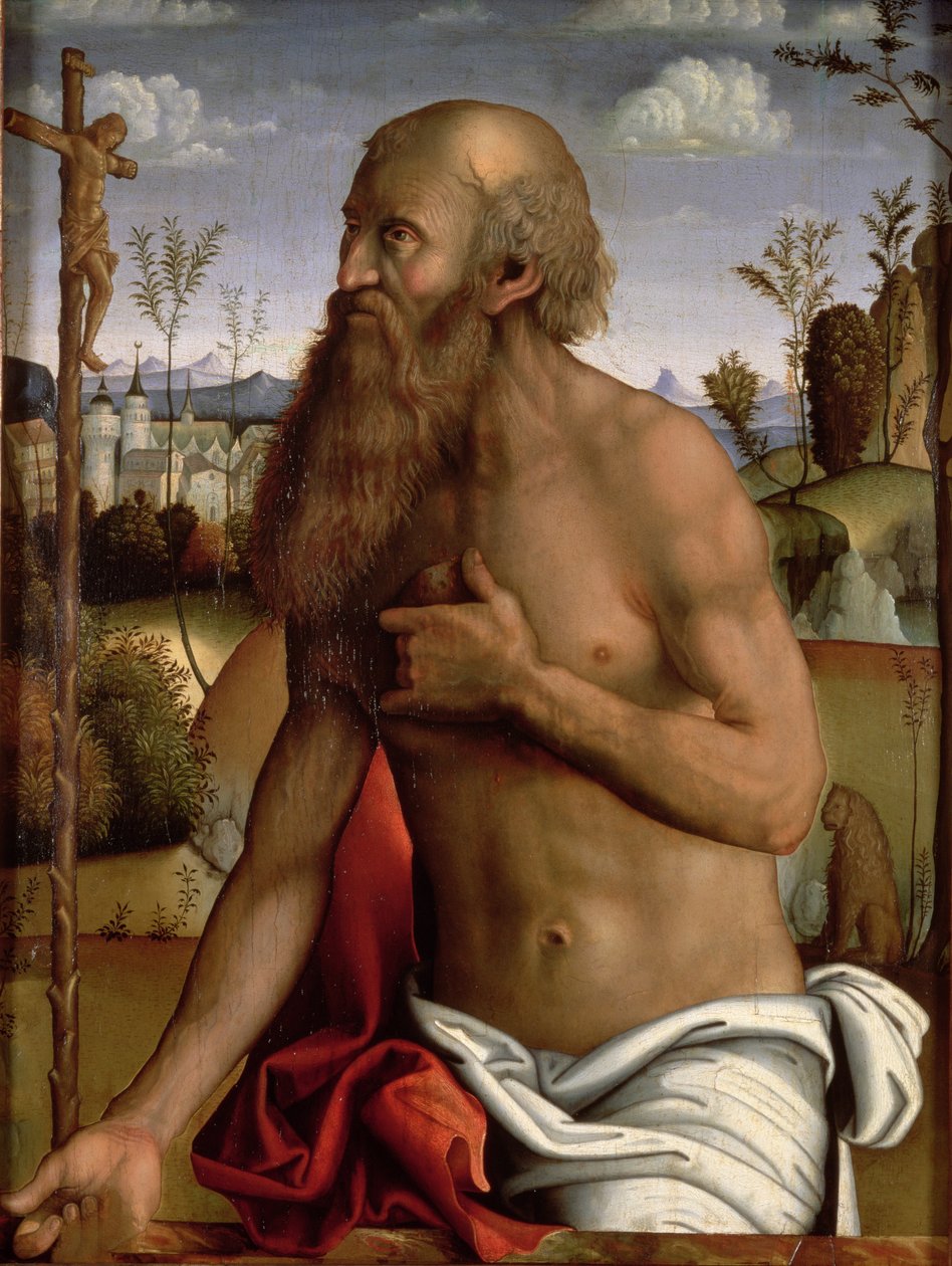 St. Hieronymus i bot av Marco Meloni