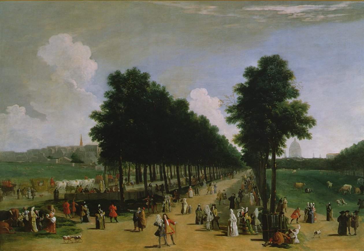Utsikt over kjøpesenteret og St. James's Park av Marco Ricci