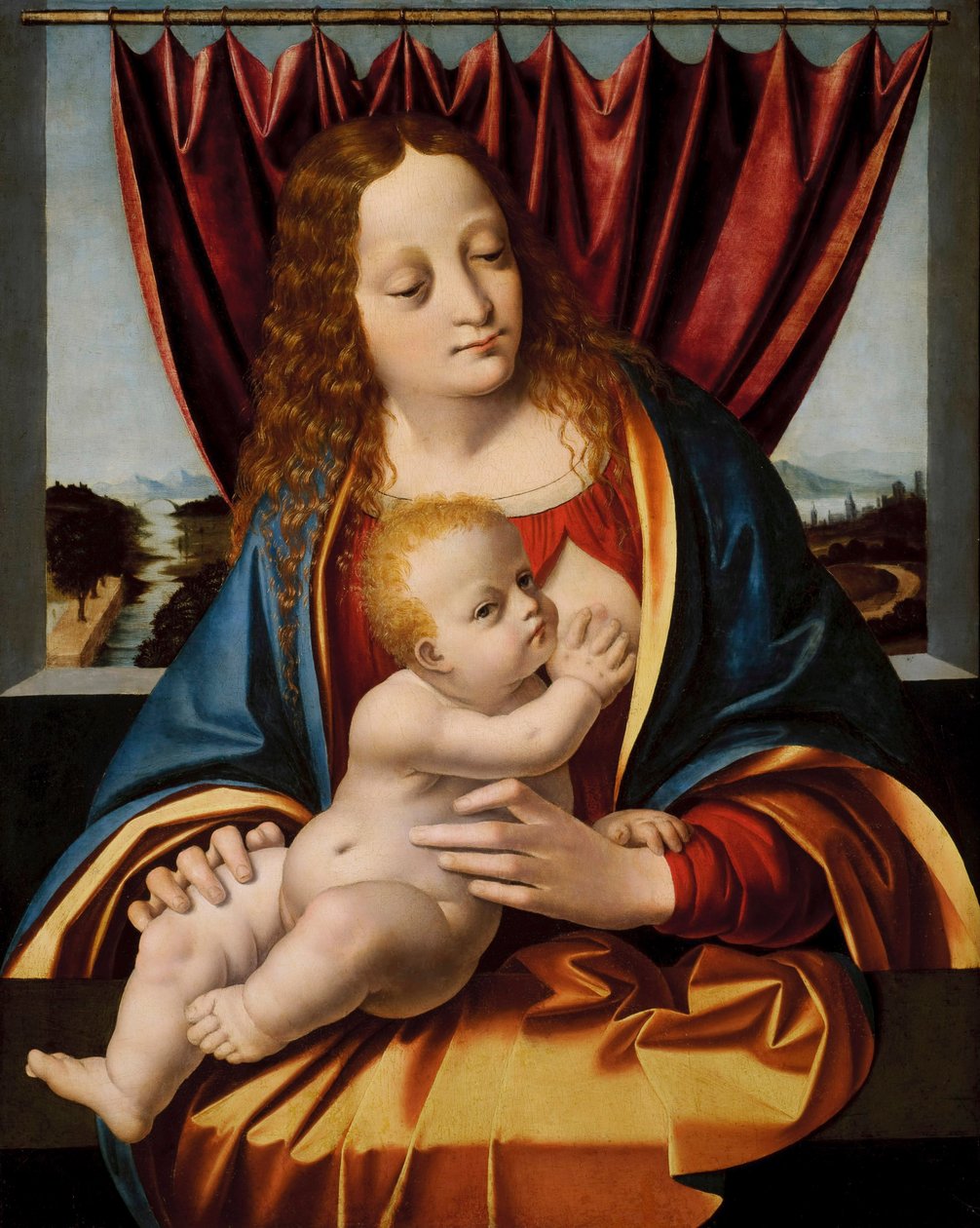Madonna og barn av Marco dOggiono