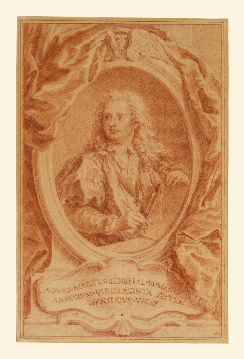 Selvportrett av Marco Benefial