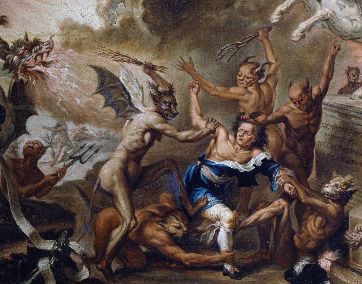 Steingjest, av Marco Marcola (1740-1793), detalj, Italia av Marco Marcola