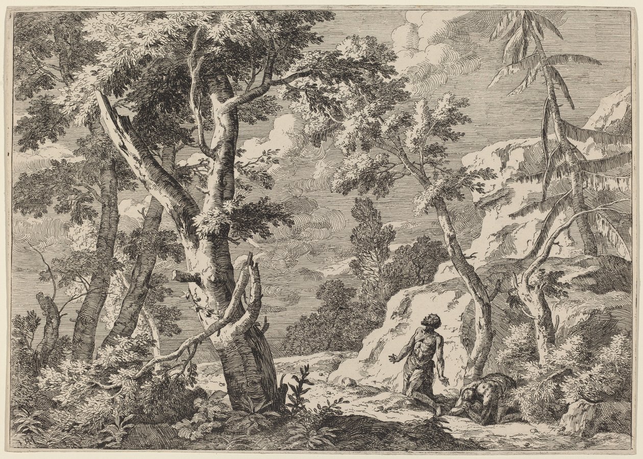 To menn angrende i villmarken av Marco Ricci
