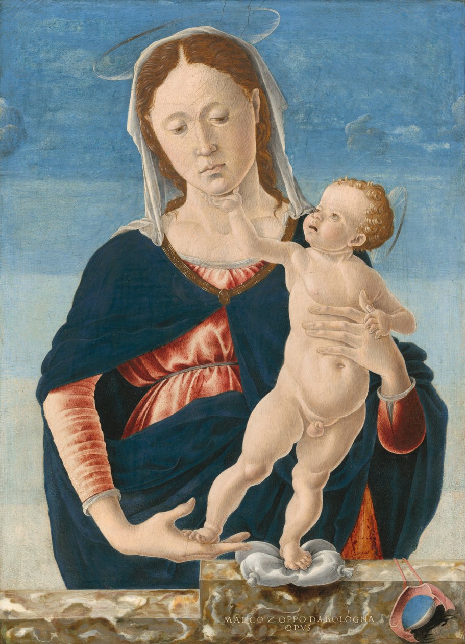 Madonna og barn, ca. 14671468 av Marco Zoppo