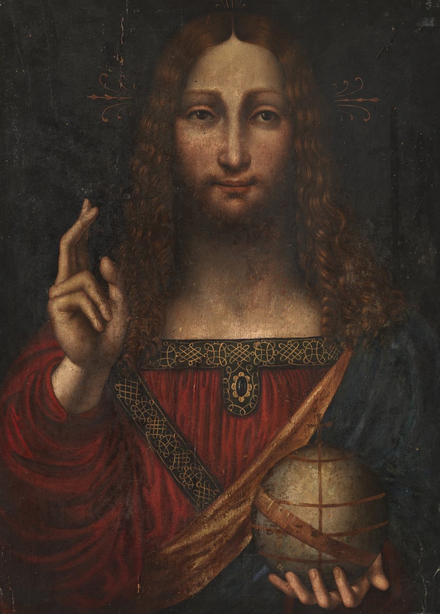 Verdens frelser, ca. 1510-25 av Marco d Oggiono