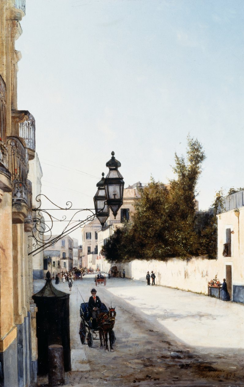 La Favorita in Portici (olje på lerret) av Marco di Gregorio