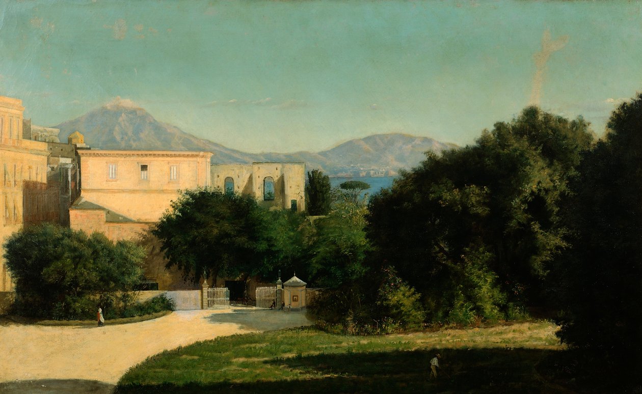 Utsikt over Porta Grande (olje på lerret) av Marco di Gregorio