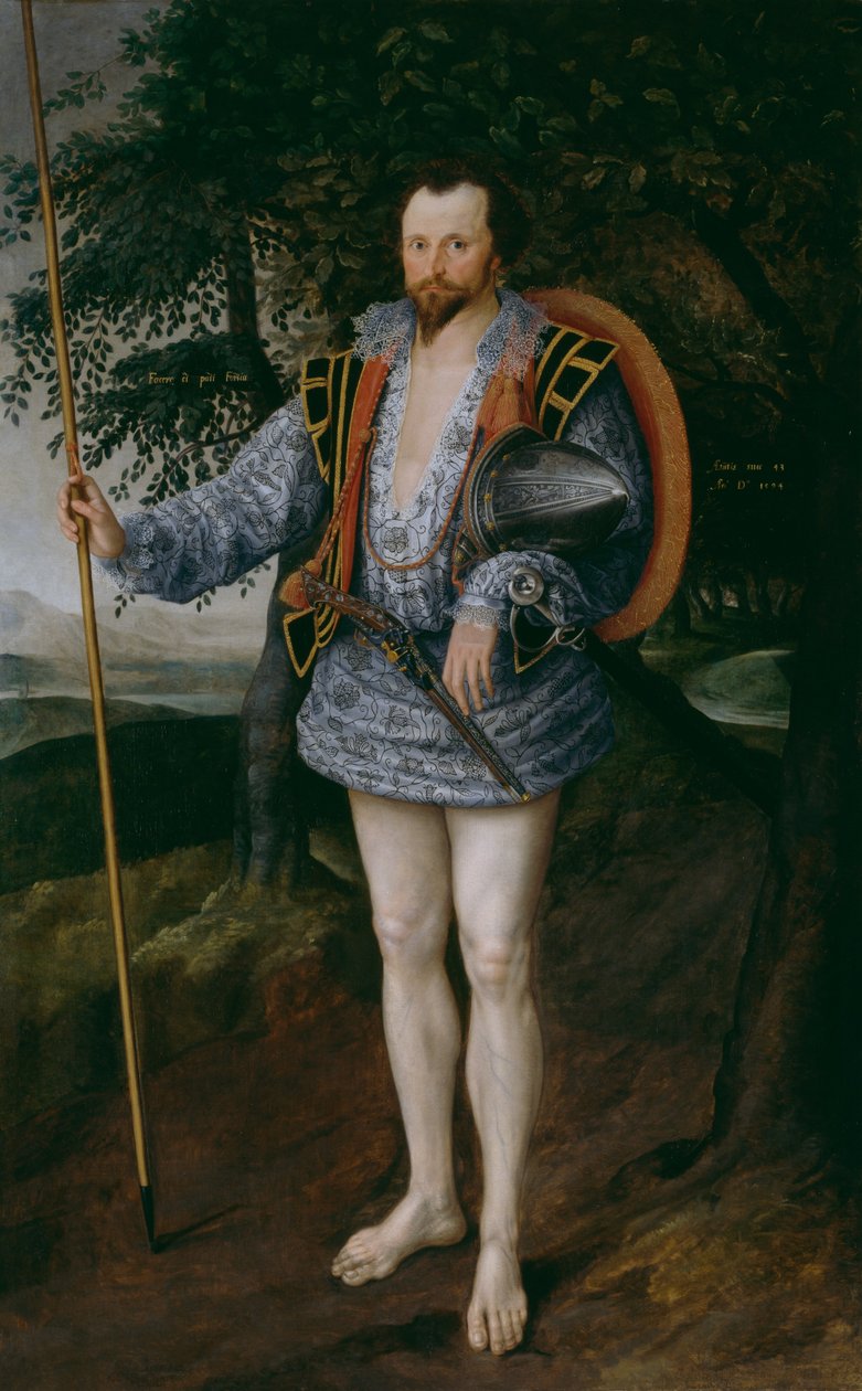 Portrett av kaptein Thomas Lee av Marcus Garret Gheeraerts the Younger