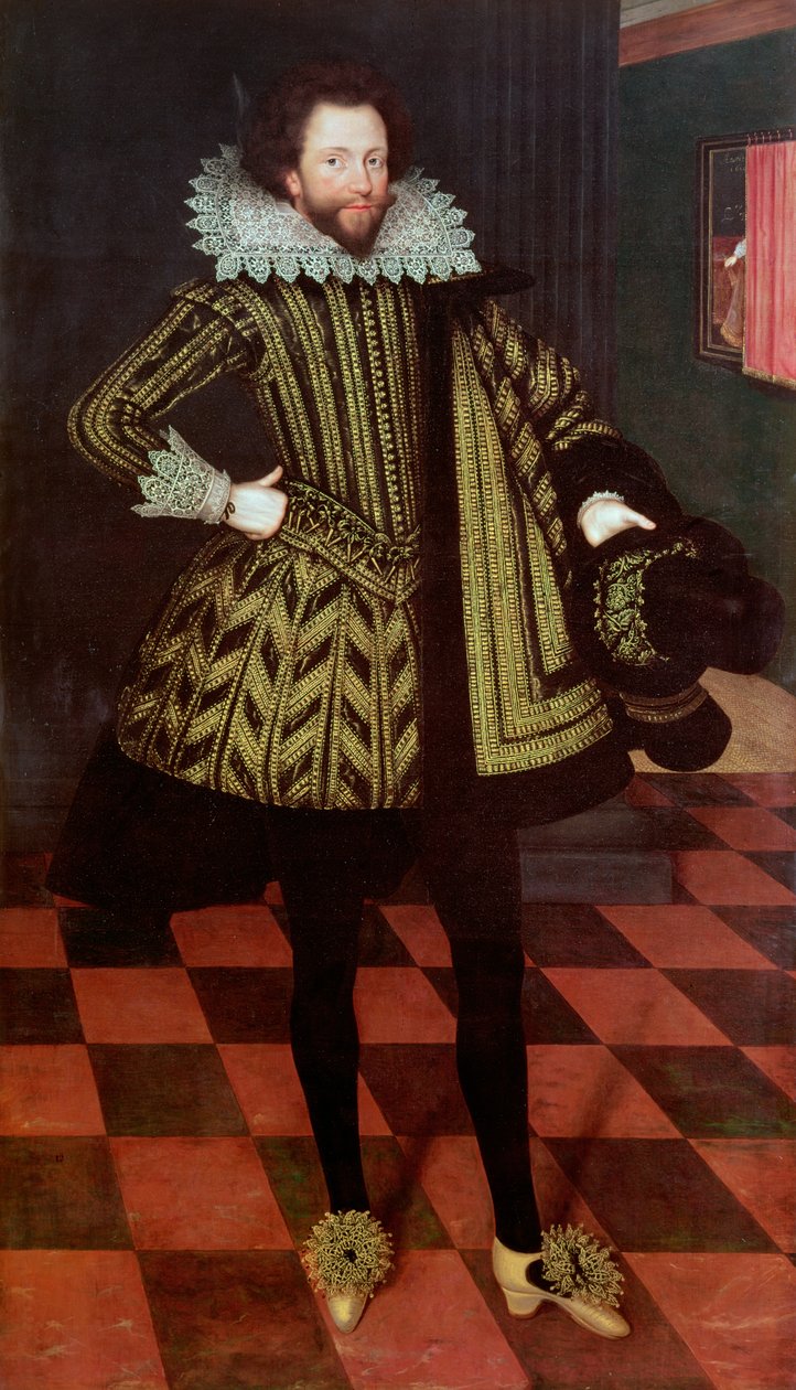 Sir John Kennedy fra Barn Elms, 1614 av Marcus Garret Gheeraerts the Younger