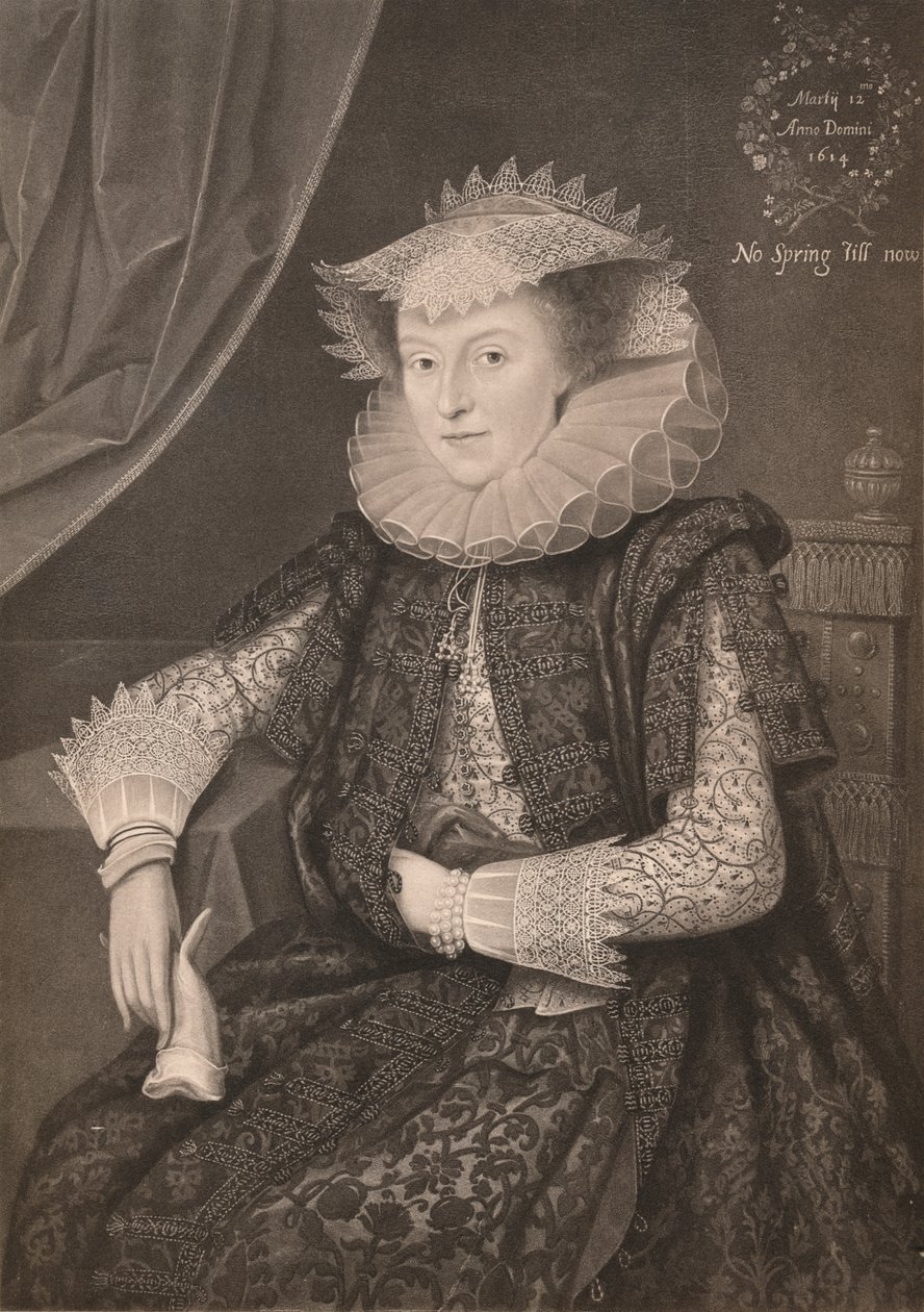 Mary Sidney, grevinne av Pembroke, 1614, 1904 av Marcus Garret Gheeraerts the Younger