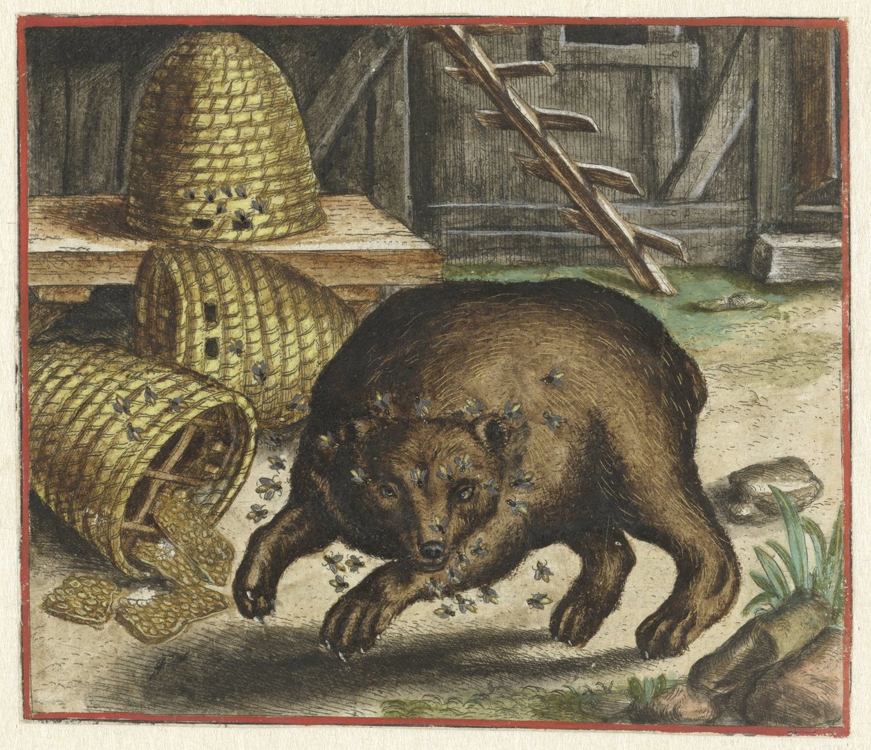 Fabel om bjørnen og biene av Marcus Gheeraerts (I)