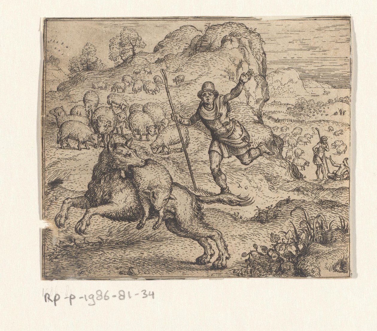 Fabel om gutten som ropte ulv av Marcus Gheeraerts (I)
