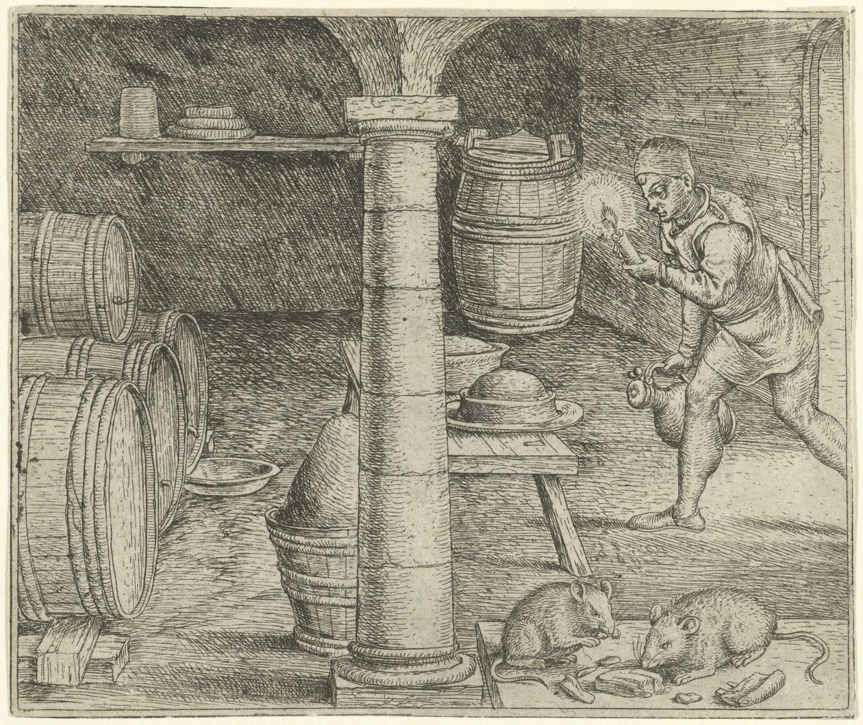 Fabel om de to musene av Marcus Gheeraerts (I)