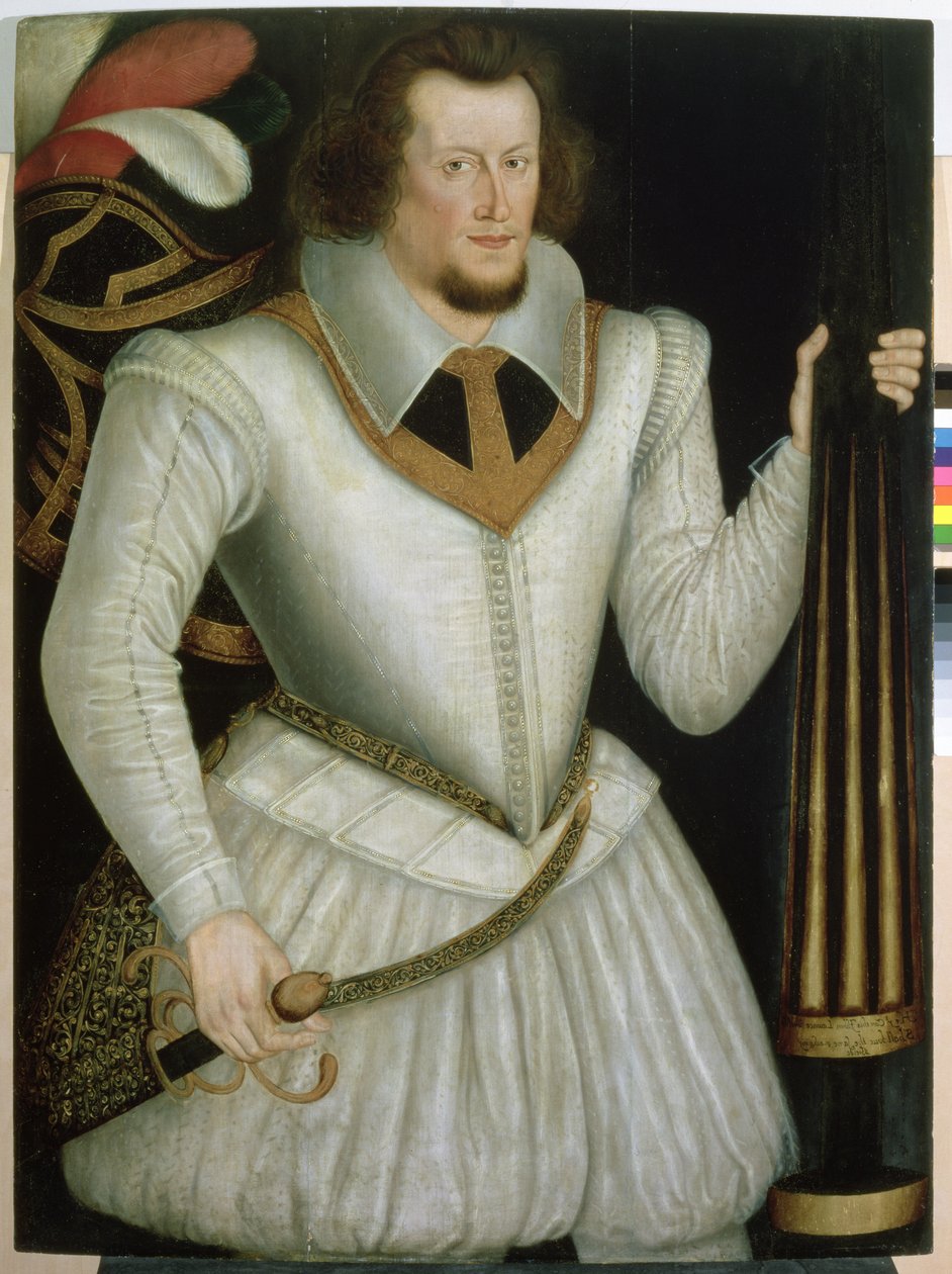 Portrett av Robert Devereux, 2. jarl av Essex av Marcus Gheeraerts