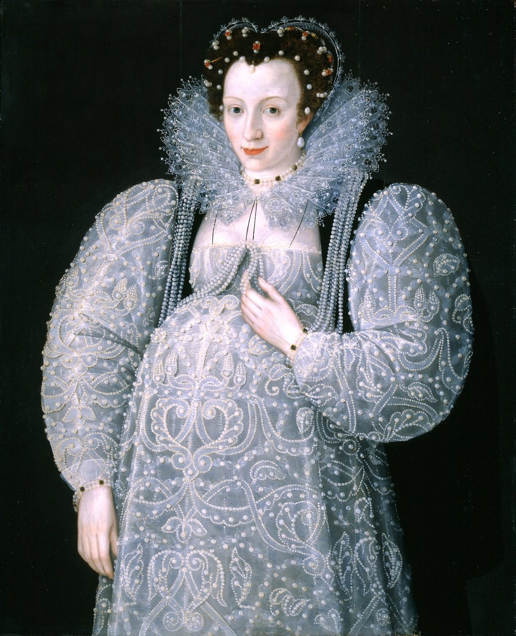 Portrett av en ukjent dame av Marcus Garret Gheeraerts the Younger