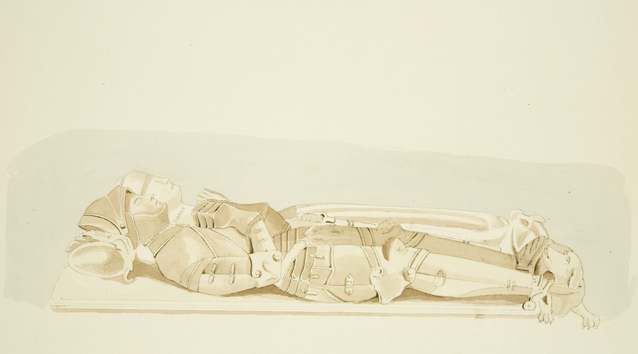 Bilder av Sir Thomas og Lady Berkeley (blyant og akvarell på papir) av Marcus H. Homes