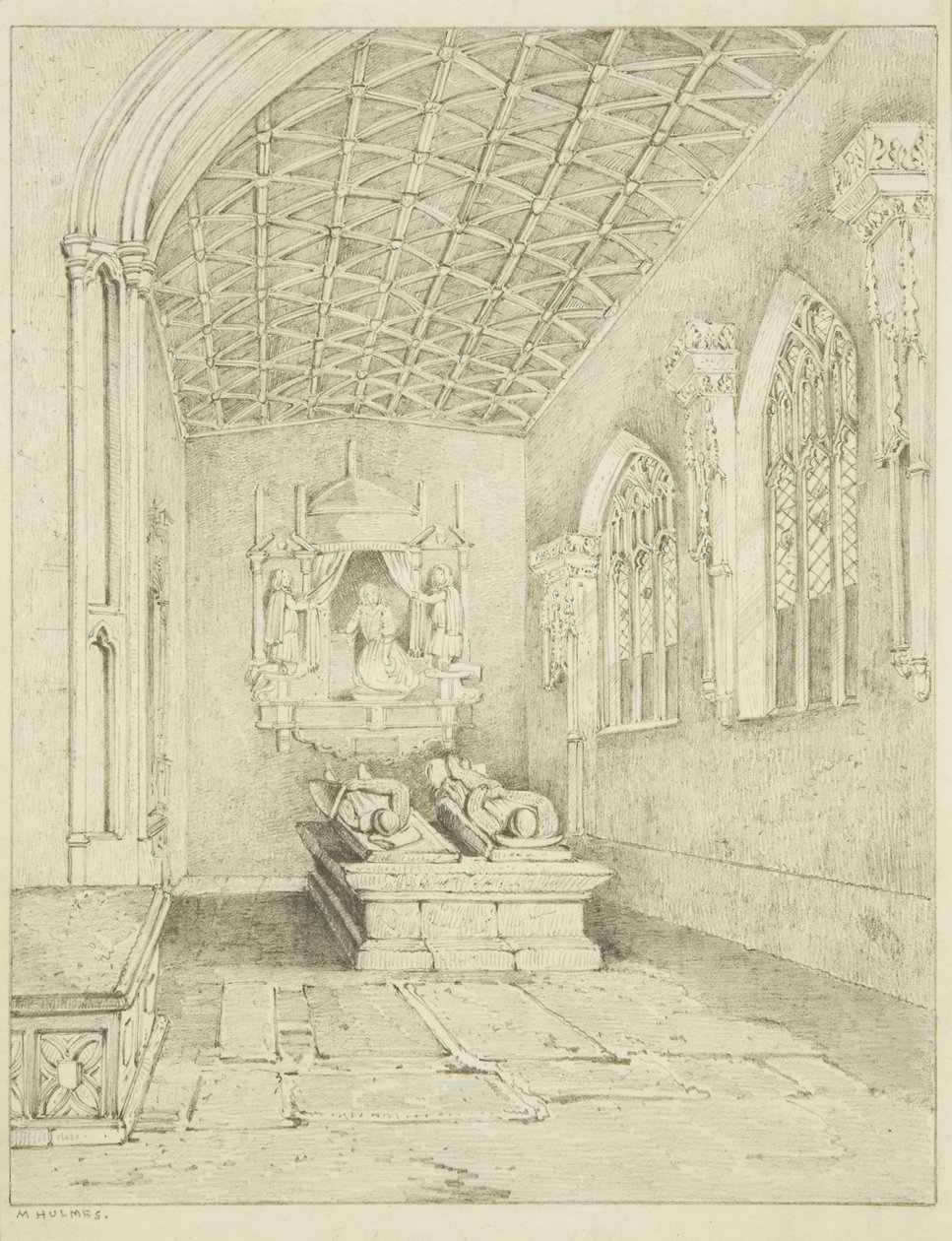 Monument i South Aisle of St Mark