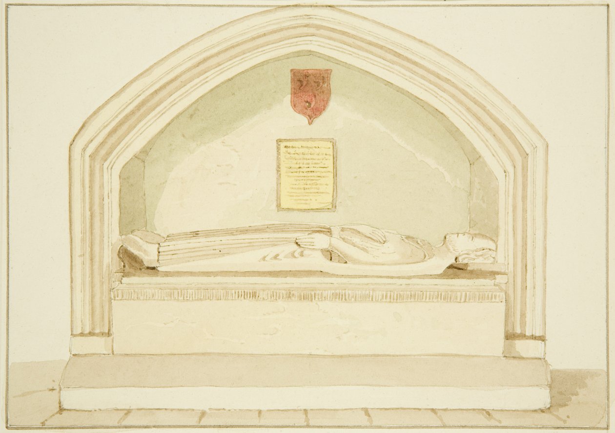 Monument of Robert, Earl of Gloucester, i South Aisle of St James