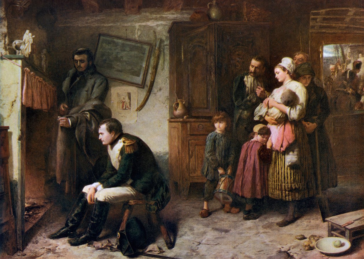 På veien fra Waterloo til Paris, 1863, 1912. av Marcus Stone