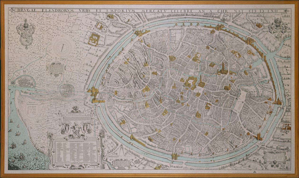 Byen Brugge av Marcus the Elder Gheeraerts