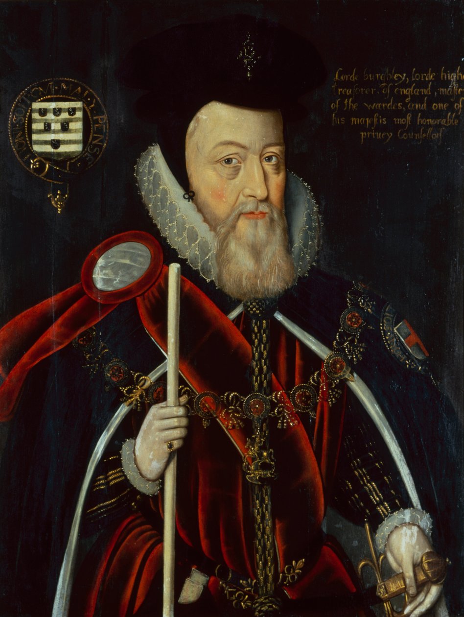 Portrett av William Cecil av Marcus the Younger (circle of) Gheeraerts