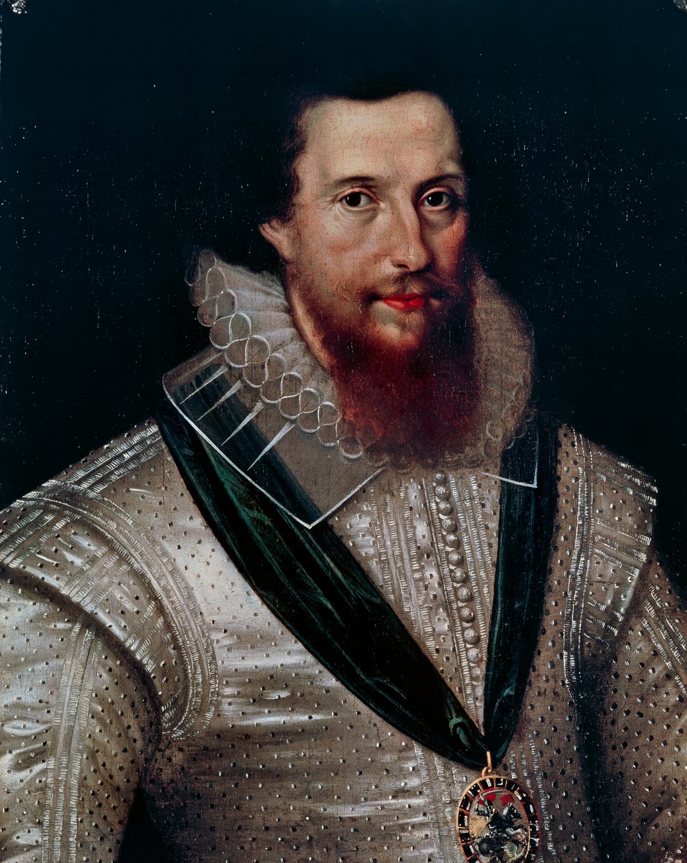 Portrett av Robert Devereux (1566-1601), jarl av Essex. av Marcus the Younger Gheeraerts
