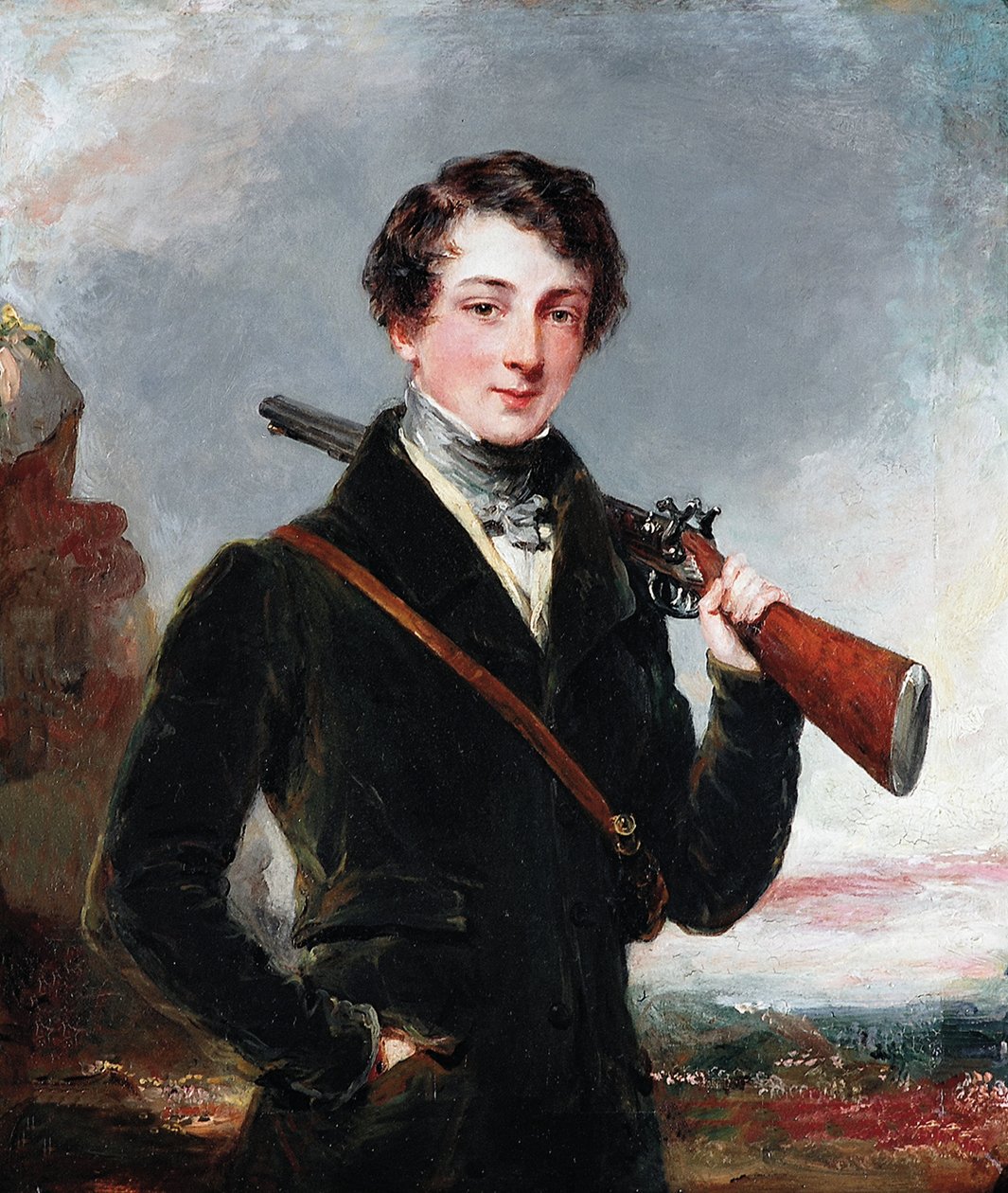 Lord John Manners, senere 7. hertug av Rutland, ca. 1835 av Margaret Sarah Carpenter