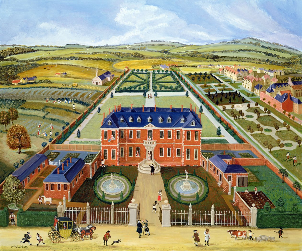 Burlington House, London av Margaret Loxton