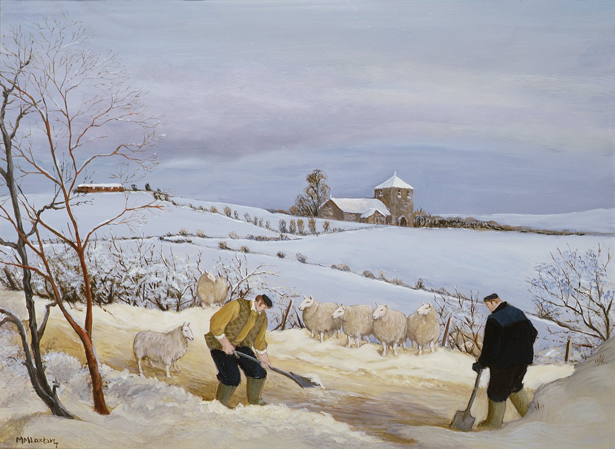 Rydding av snø av Margaret Loxton