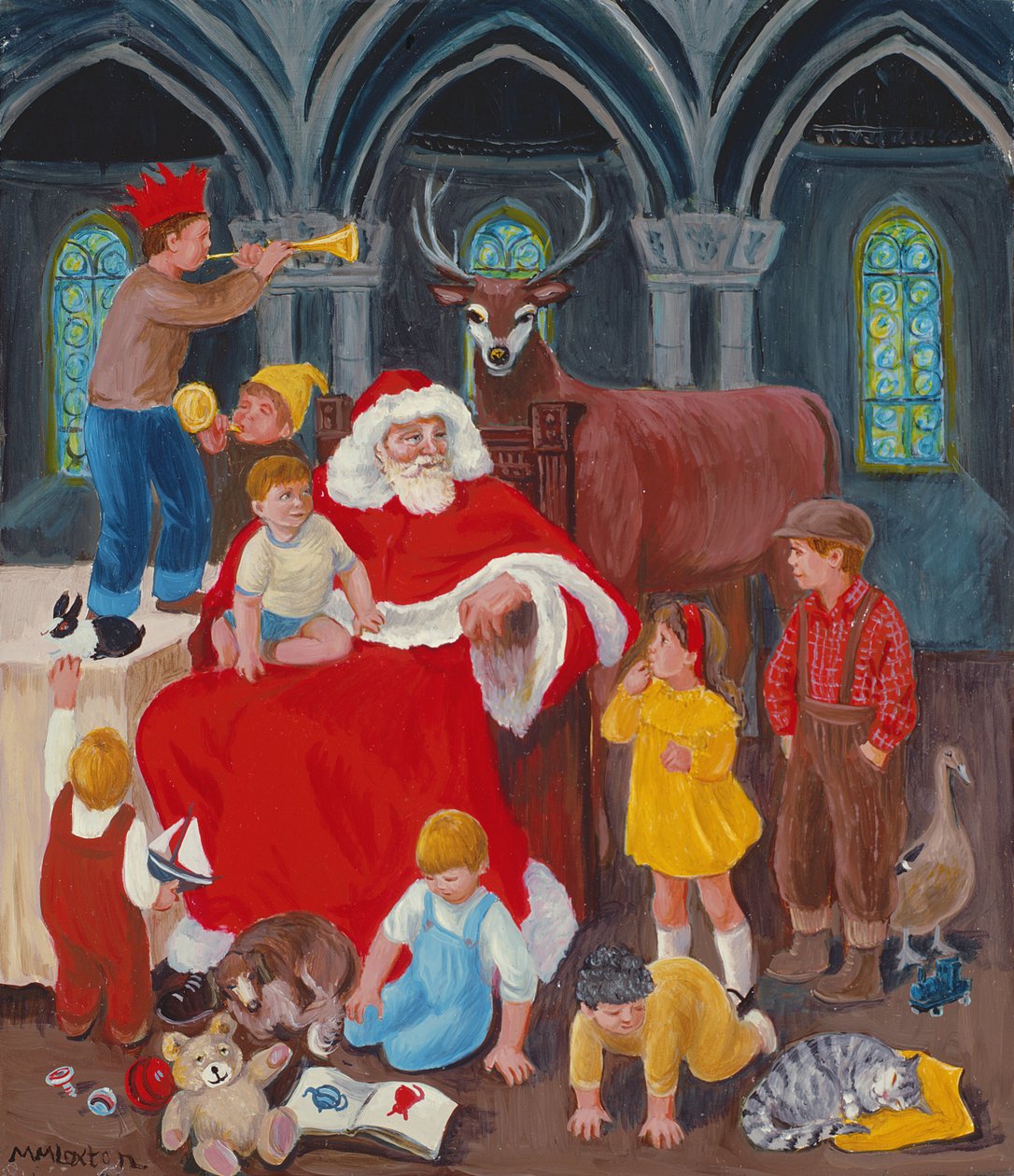 Julenissen på julaften av Margaret Loxton