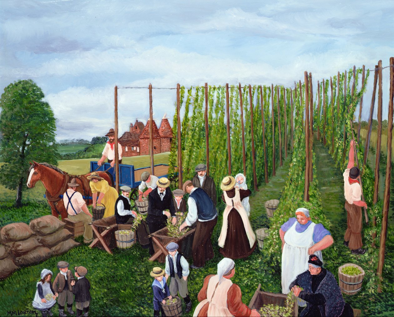 Humleplukking av Margaret Loxton