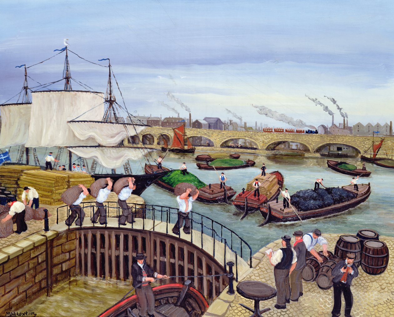 Limehouse-bassenget, Regent#39;s Canal av Margaret Loxton