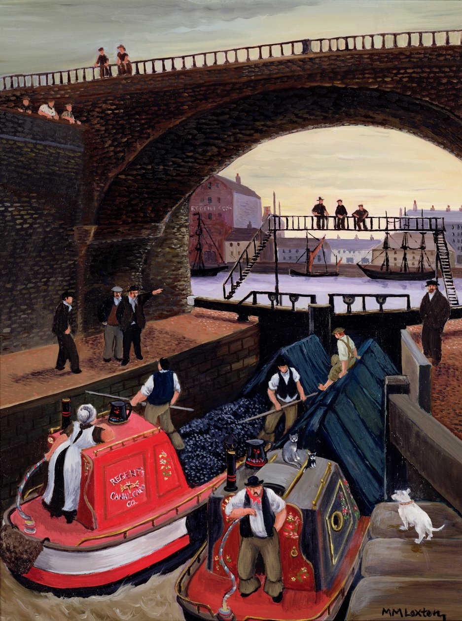 Regent#39;s Canal Lock av Margaret Loxton