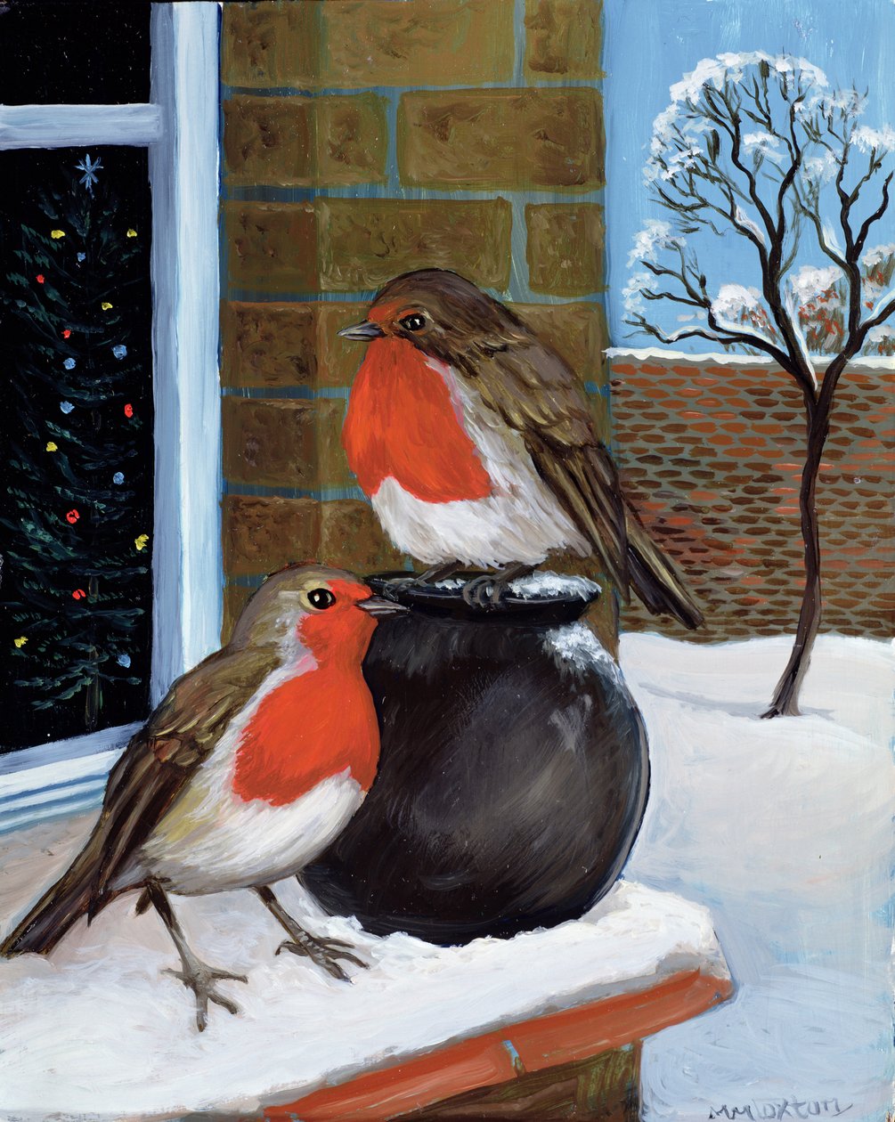 Robins i snøen av Margaret Loxton