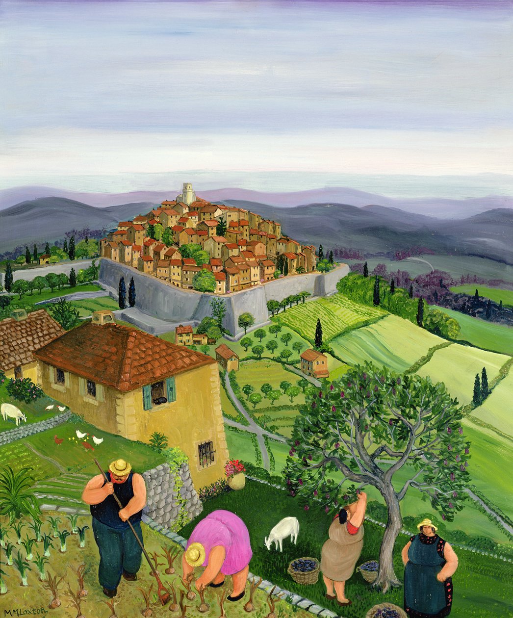 St. Paul de Vence av Margaret Loxton