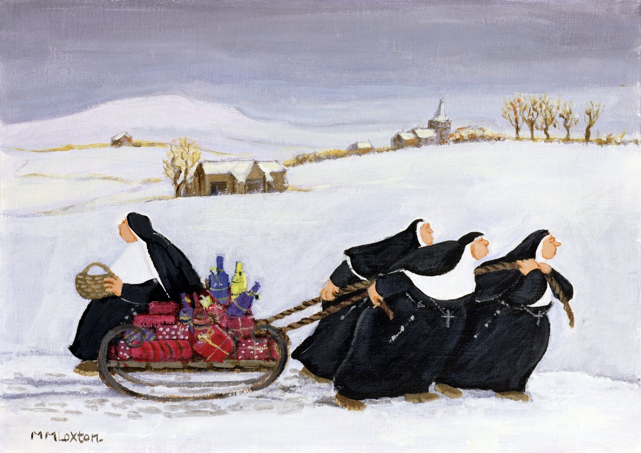 Aking (olje på papir) av Margaret Loxton
