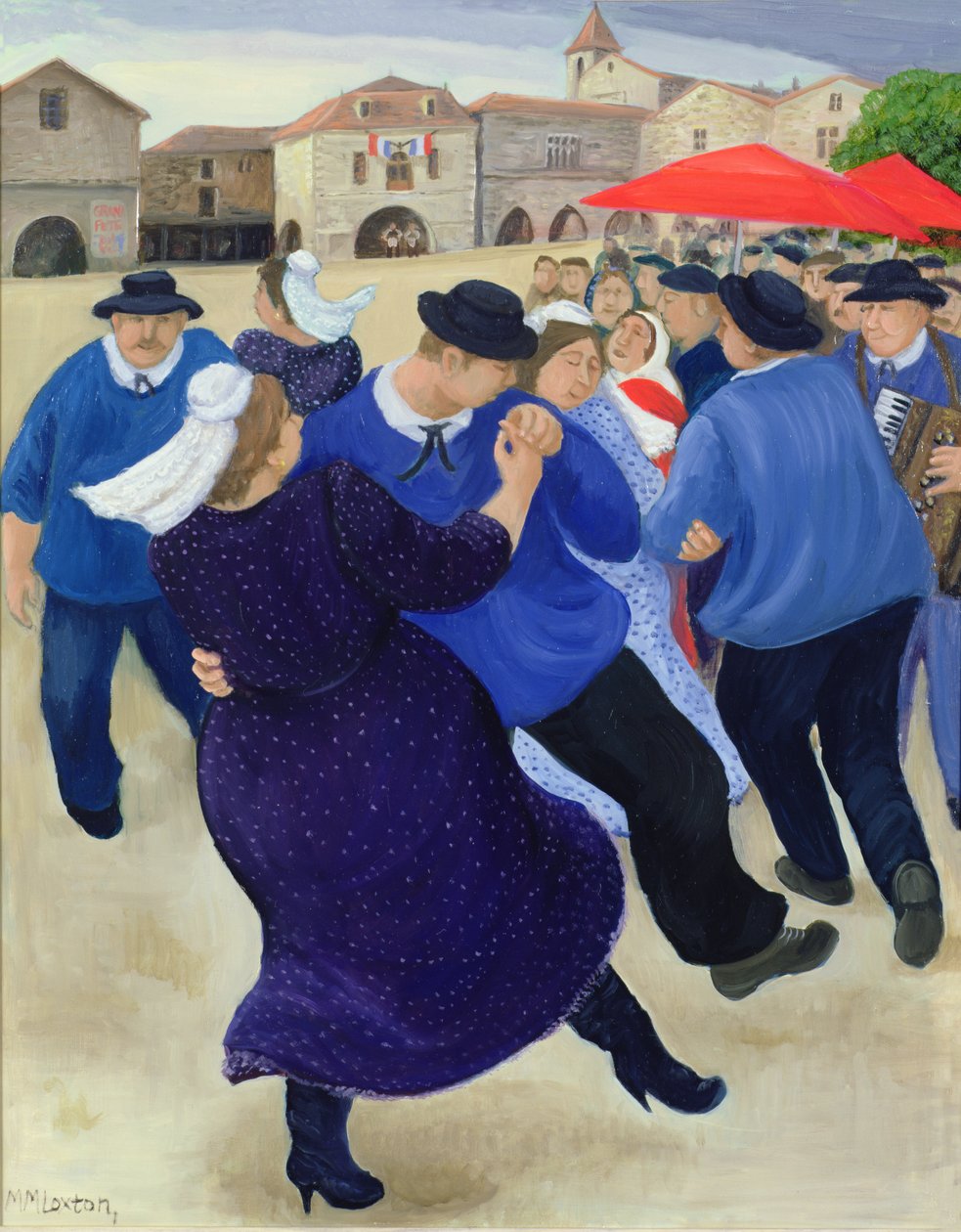 Landsbyfest, Burgund av Margaret Loxton