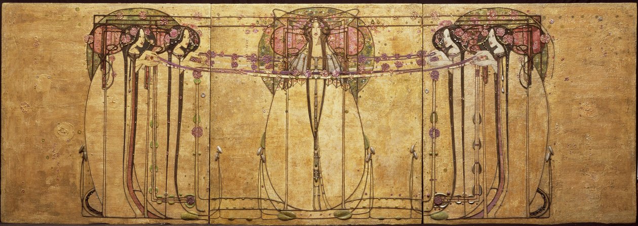 mai-dronningen av Margaret MacDonald Mackintosh