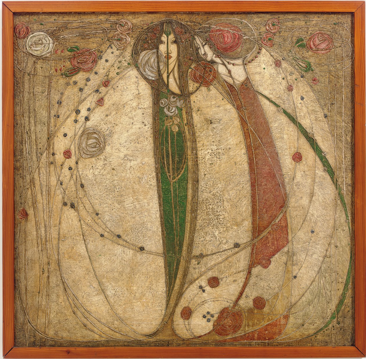 Den hvite rosen og den røde rosen av Margaret MacDonald Mackintosh