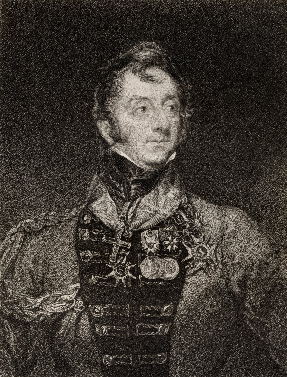 Sir Charles William Doyle (1770-1842) gravert av Thomas Hodgetts (fl.1801-46) 1827 av Margaret Sarah Carpenter