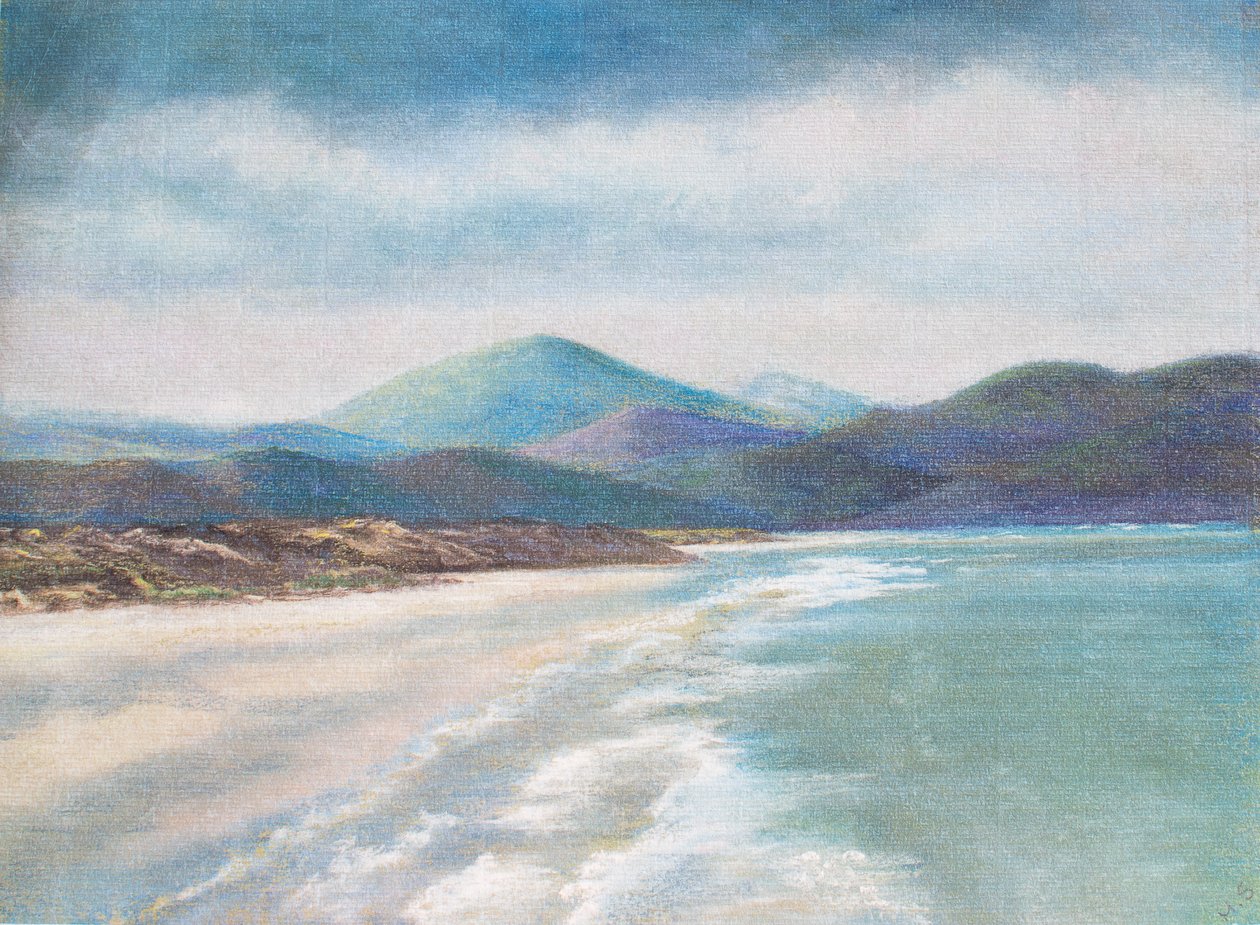 Sør-Irland, 1998 (pastell) av Margo Starkey