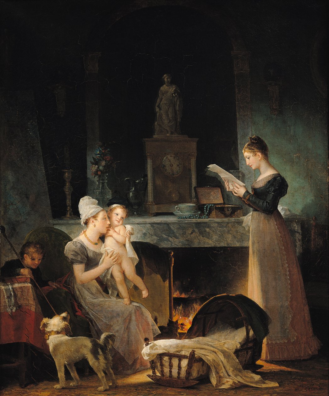 Leser brevet av Marguerite Gerard