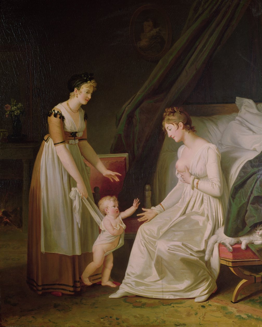Den ammende mor av Marguerite Gerard