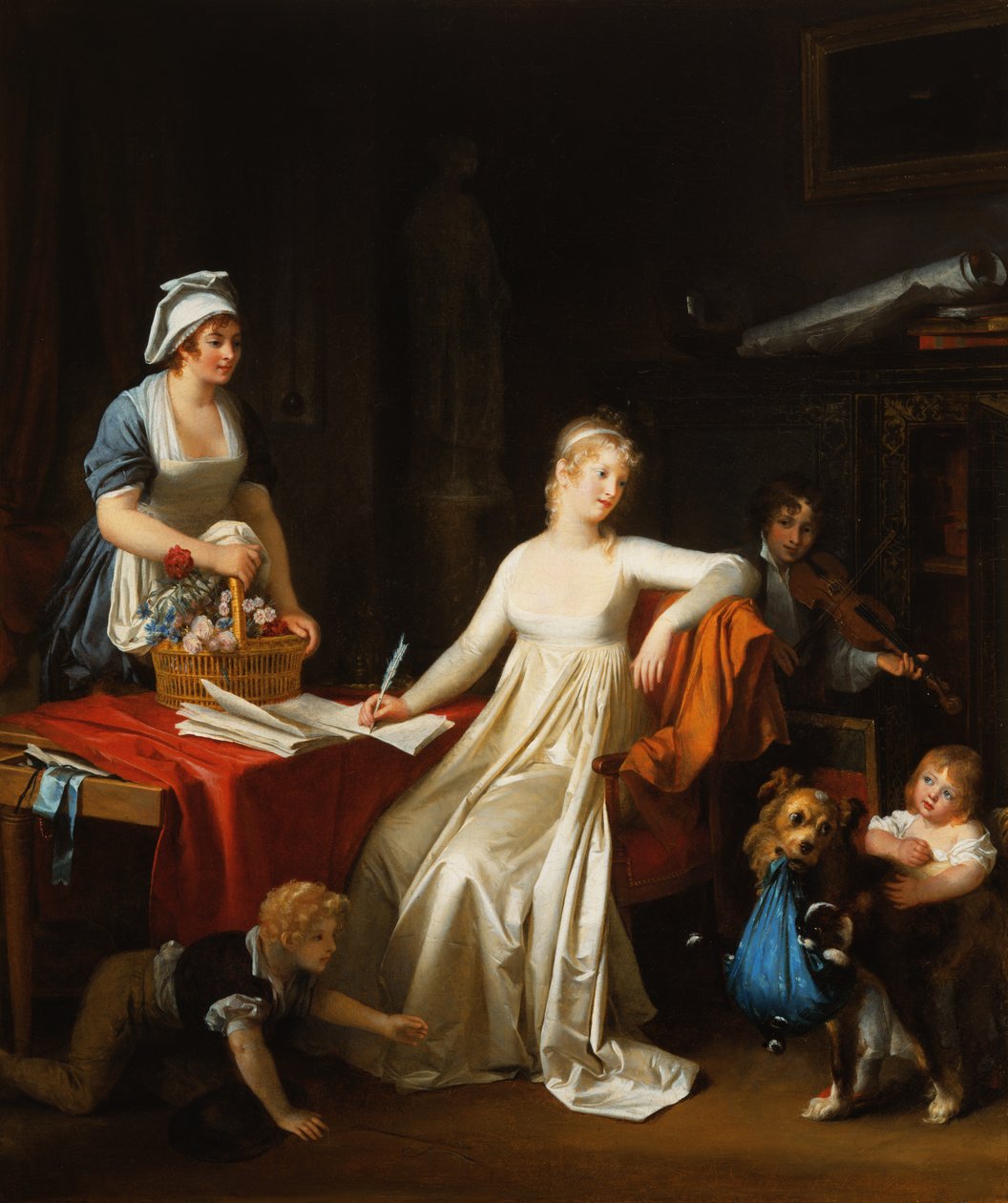 Avbruddet, ca. 1800 av Marguerite Gerard