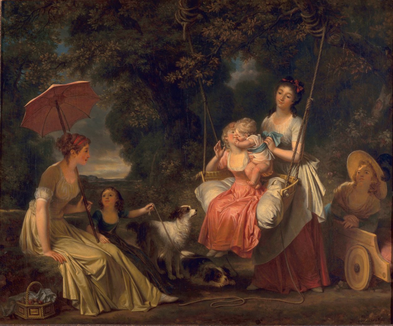 The Kiss of Inocence, eller The Swing, ca. 1787-88 av Marguerite Gerard