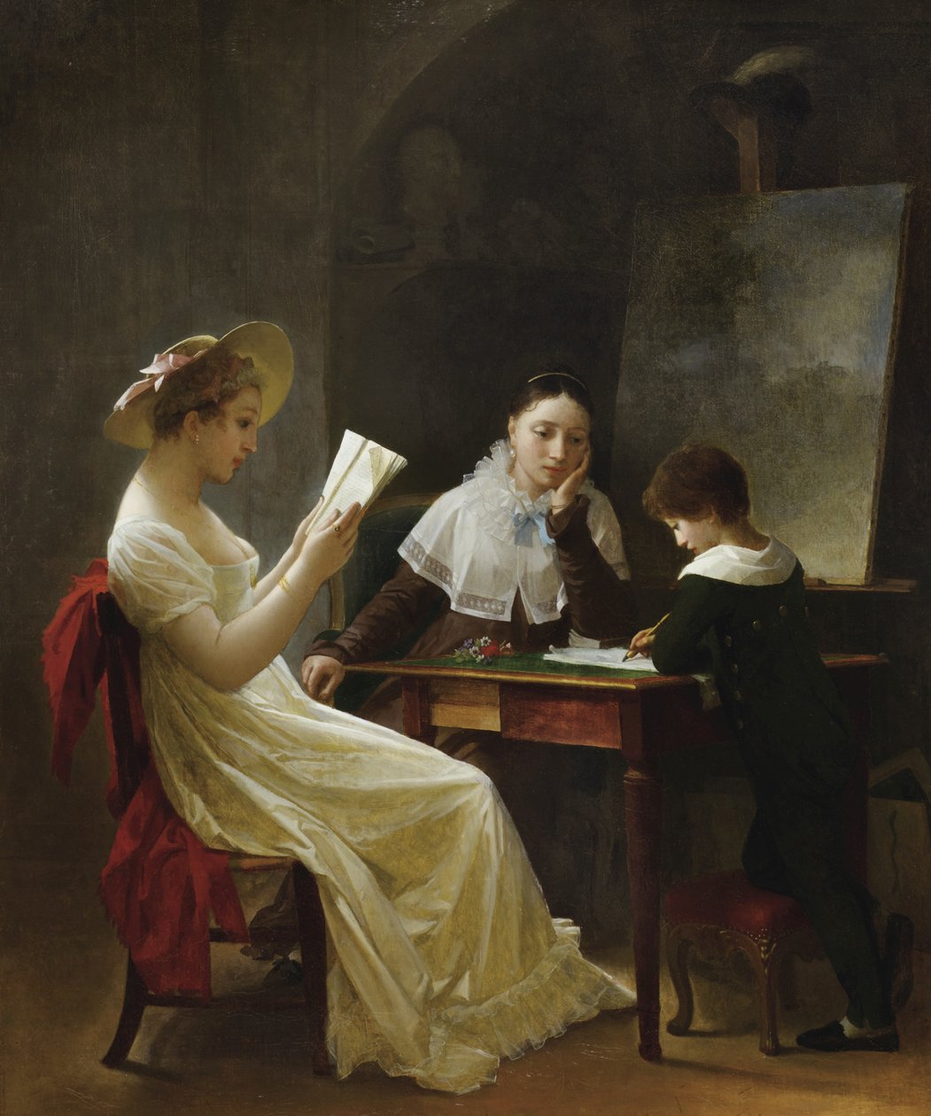 A Young Sketcher, ca 1820 av Marguerite Gerard