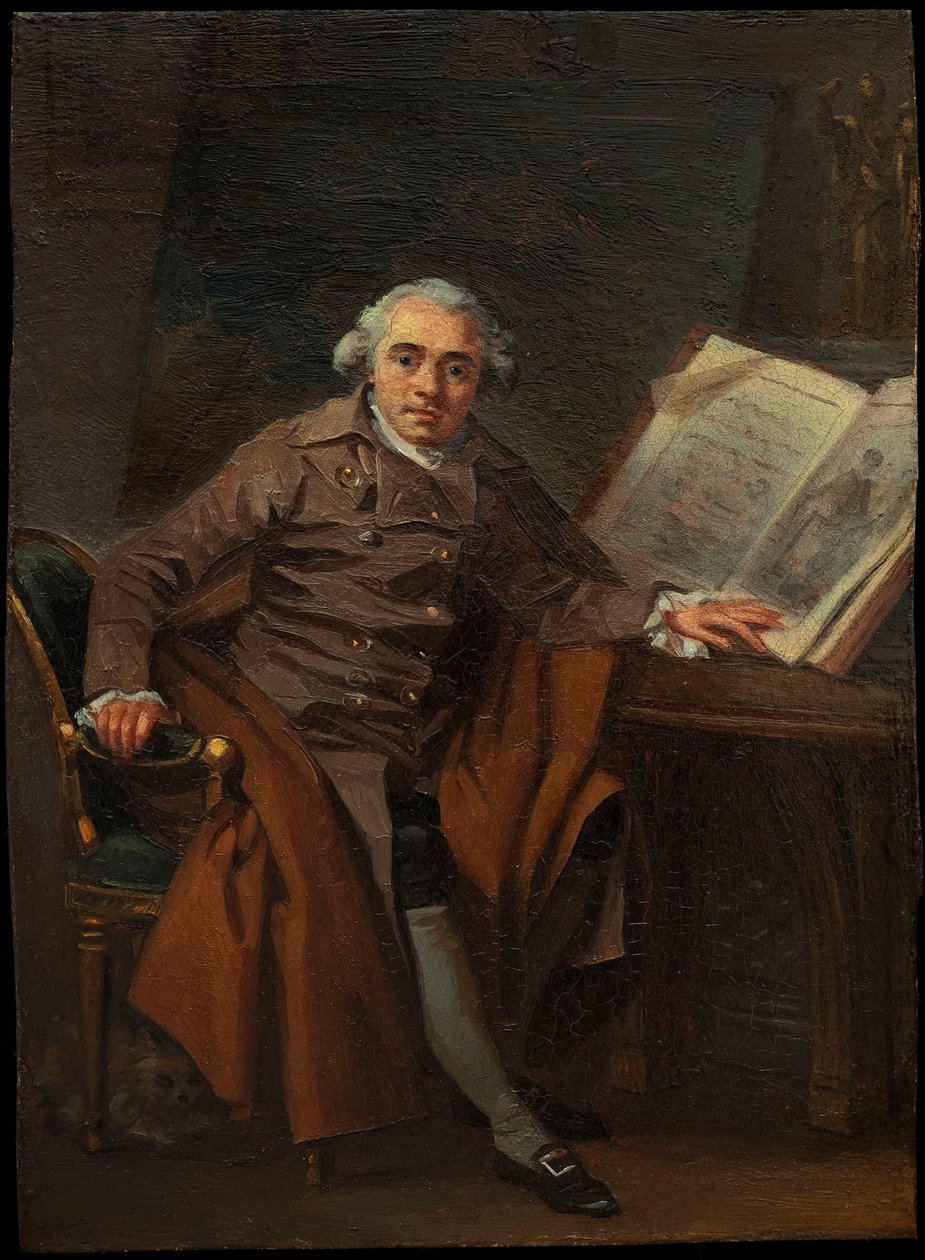 Portrett av Jean-Jacques Lagrenée 1739-1821, ca. 1787. av Marguerite Gerard