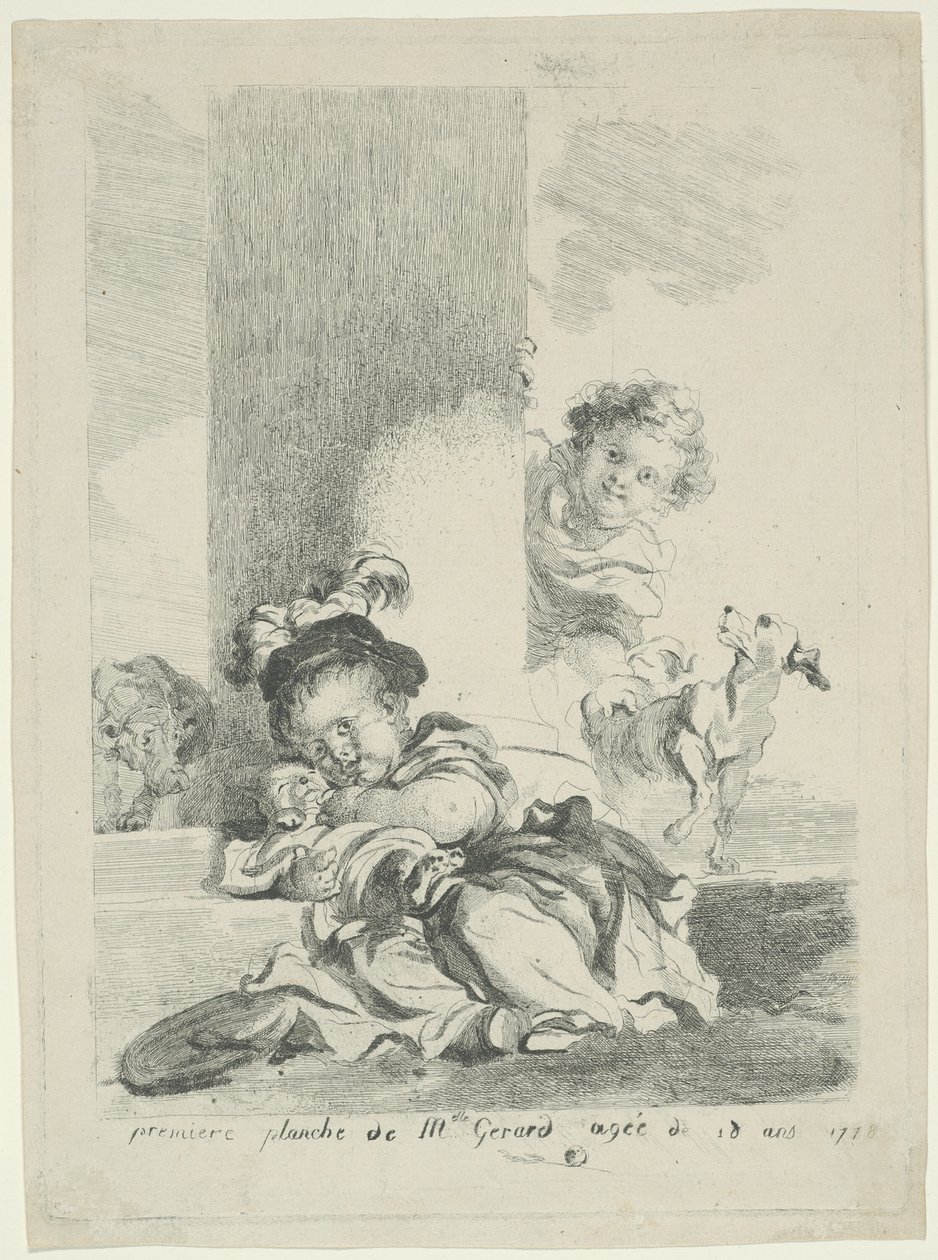 Barnet og katten av Marguerite Gerard
