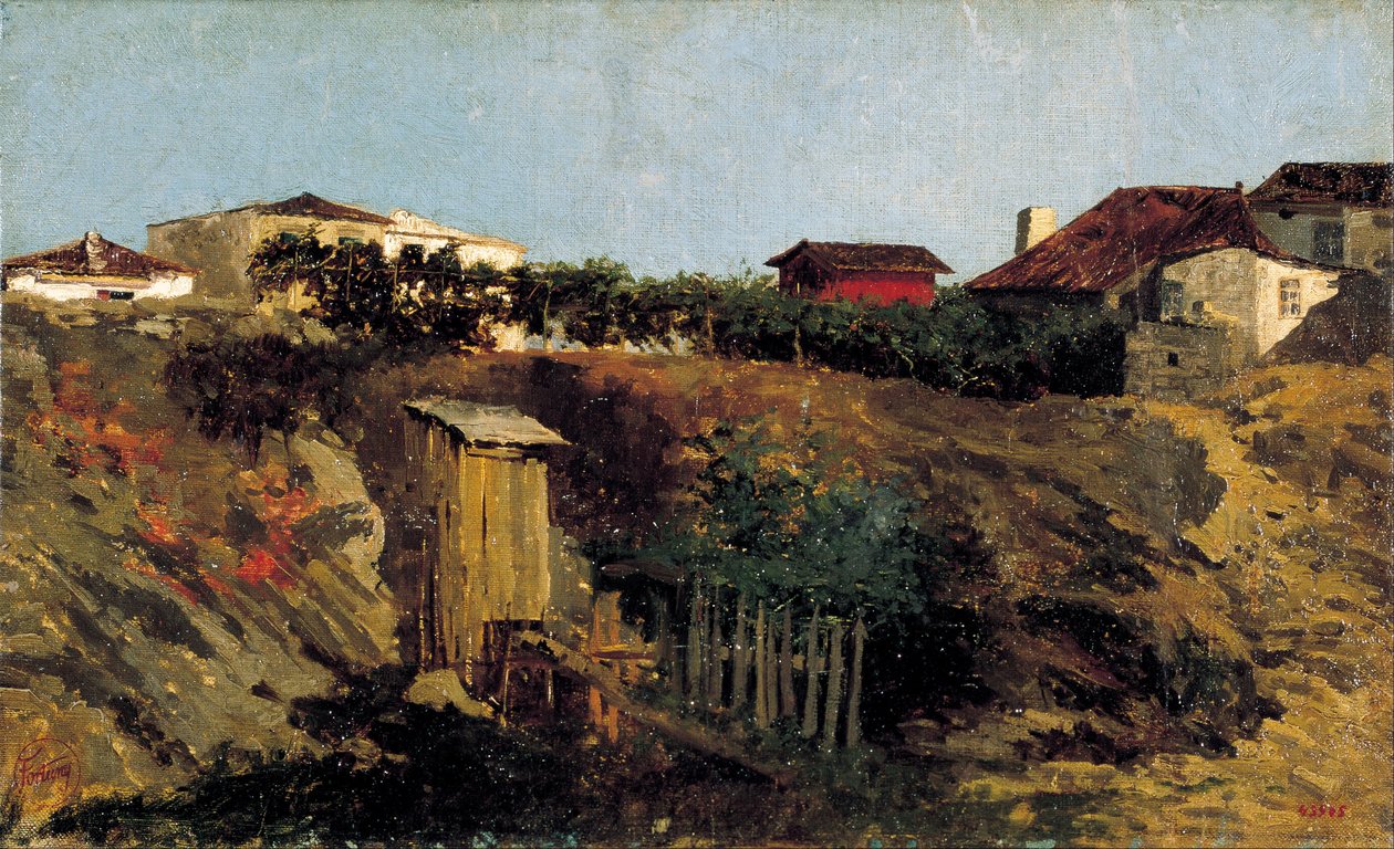 Portici landskap av Marià Fortuny